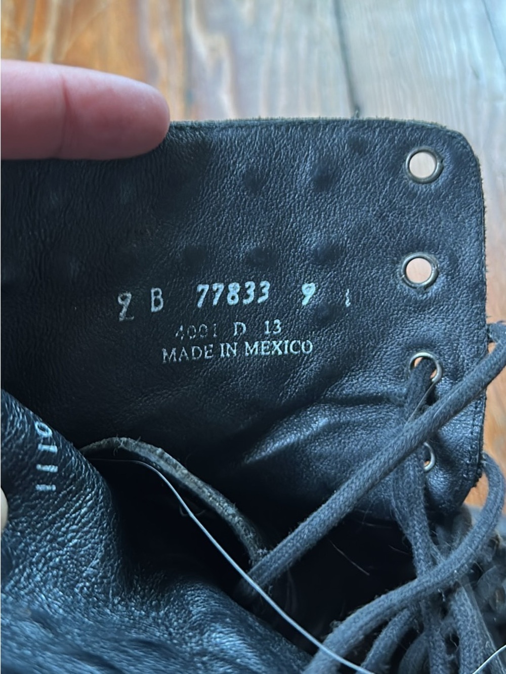 Frye Black Studded Combat Boots 9 - Picture 3 of 4